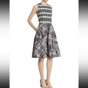 Polo Ralph Lauren Tartan Plaid Patchwork Dress Size 8 EUC
